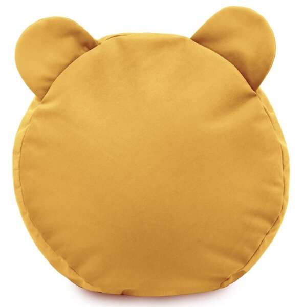 Plyšová podnožka TEDDY hořčicová