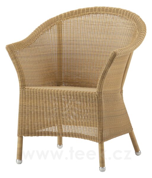 Cane-line Jídelní křeslo Lansing, Cane-line, 69x65x85 cm, rám kov, výplet umělý ratan barva natural