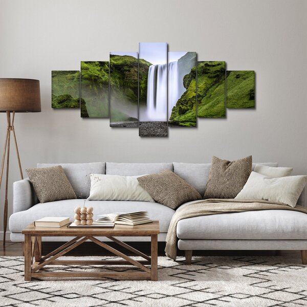 Obraz vodopádů (210x100 cm)