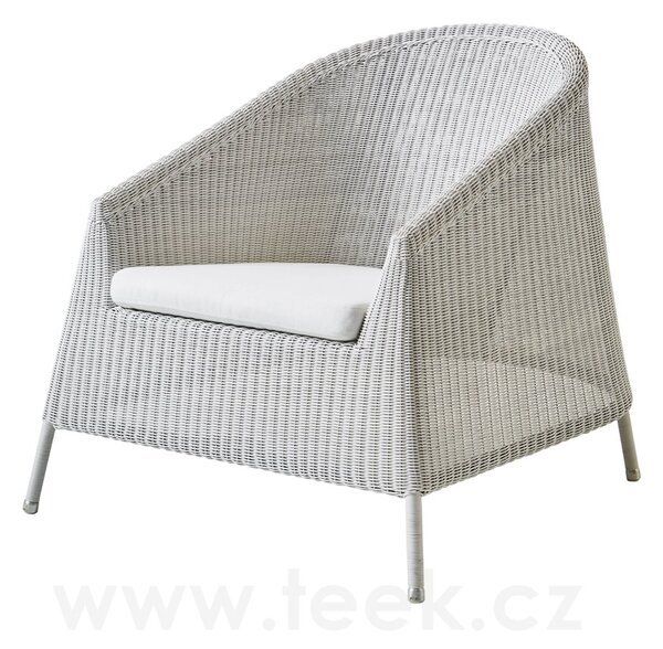 Cane-line Stohovatelné nízké křeslo Kingston, Cane-line, umělý ratan barva mocca, bez sedáku