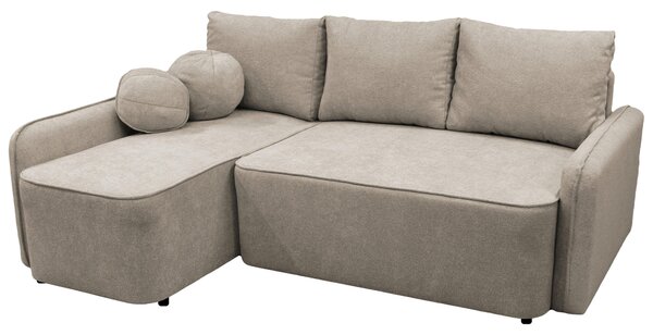 ROHOVÁ SEDAČKA, textil, šedohnědá MID.YOU - Sedací soupravy, Online Only