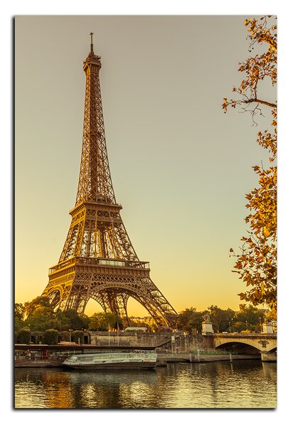 Obraz na plátně - Eiffel Tower - obdélník 7110A (90x60 cm )