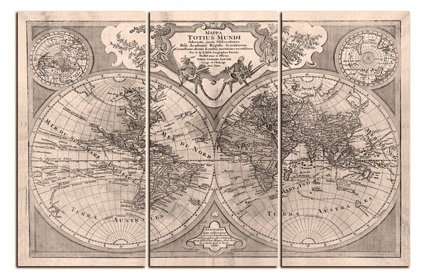 Obraz na plátně - Mapa antického světa 1101FB (90x60 cm )