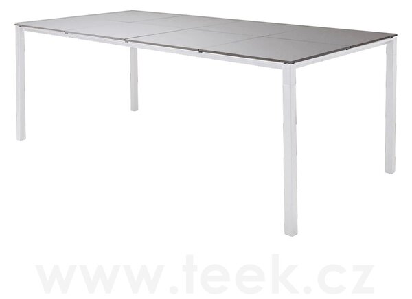 Cane-line Rám pro jídelní stůl Pure, Cane-line, obdélníkový 200x100x73 cm, hliník barva lava grey