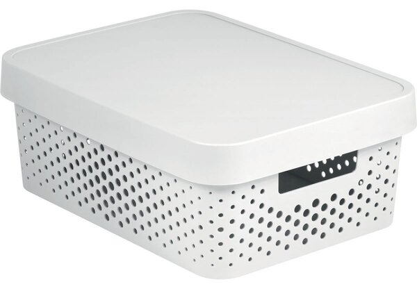 Curver Infinity 229167 Box 11 L, bílý děrovaný CURVER