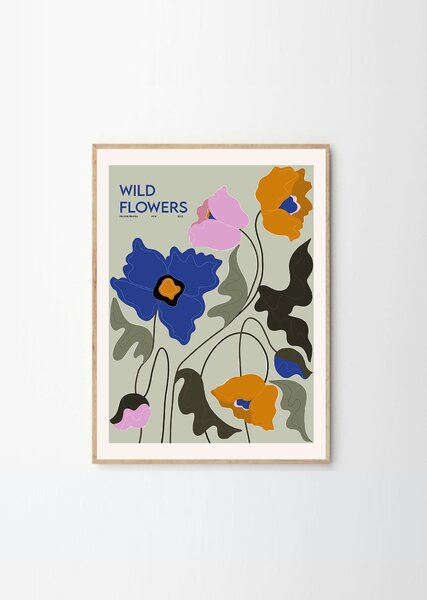 The Poster Club Plakát Wild Flowers by Frankie Penwill 50x70 cm