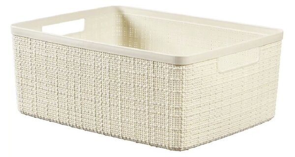 Curver JUTE 245370 Úložný koš 5 L, béžový CURVER