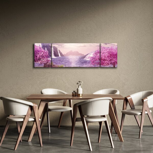 Obraz jezera (170x50 cm)