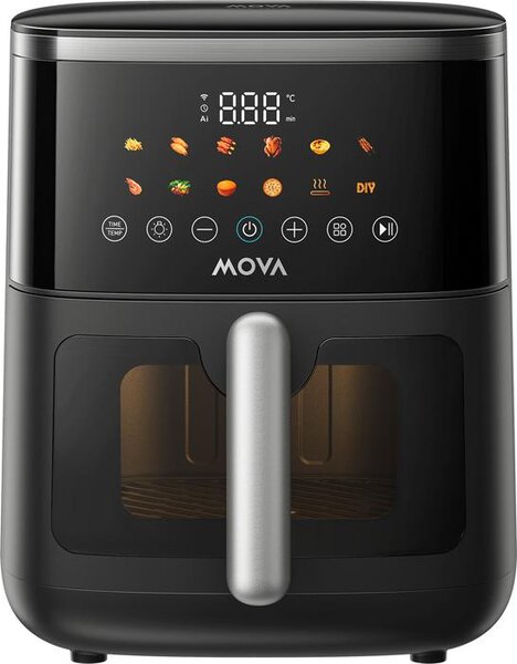 Fritéza bez oleje Mova Fd10 Pro Max 6L (erná)