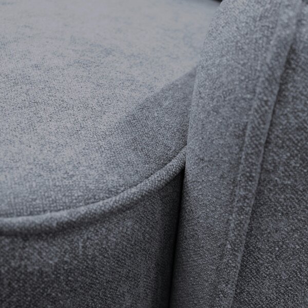 ROHOVÁ SEDAČKA, textil, šedá MID.YOU - Sedací soupravy, Online Only