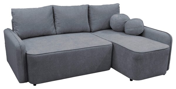 ROHOVÁ SEDAČKA, textil, šedá MID.YOU - Sedací soupravy, Online Only