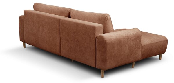 ROHOVÁ SEDAČKA, textil, měděné barvy MID.YOU - Sedací soupravy, Online Only