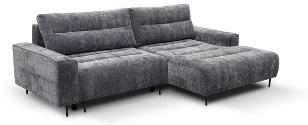 ROHOVÁ SEDAČKA, textil, šedá MID.YOU - Sedací soupravy, Online Only