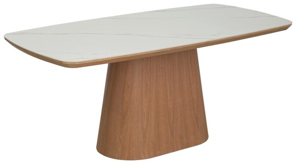 JÍDELNÍ STŮL, přírodní barvy, bílá, 180/90/76 cm Livetastic - Jídelní stoly, Online Only