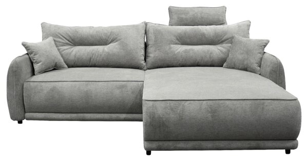ROHOVÁ SEDAČKA, textil, šedá MID.YOU - Sedací soupravy, Online Only