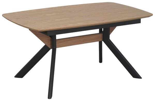 JÍDELNÍ STŮL, přírodní barvy, černá, 160-200/95/76 cm Livetastic - Jídelní stoly, Online Only