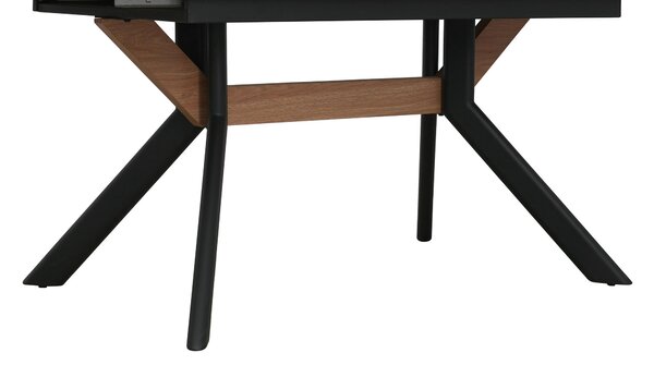 JÍDELNÍ STŮL, přírodní barvy, černá, 160-200/95/76 cm Livetastic - Jídelní stoly, Online Only