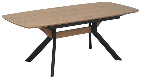 JÍDELNÍ STŮL, přírodní barvy, černá, 160-200/95/76 cm Livetastic - Jídelní stoly, Online Only