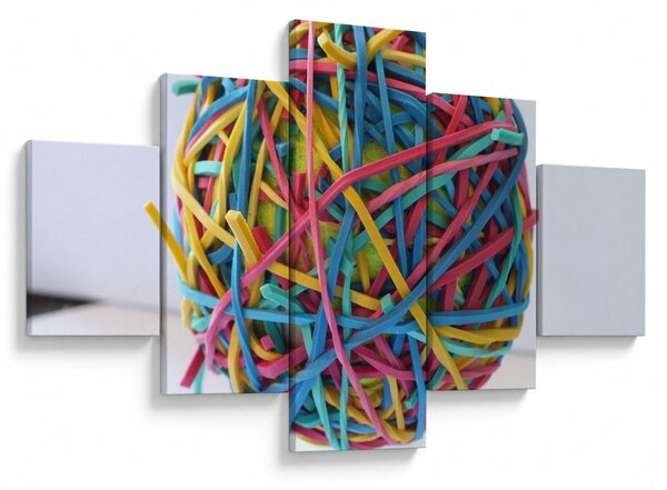 Obraz gumiček (125x70 cm)