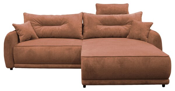 ROHOVÁ SEDAČKA, textil, rezavá MID.YOU - Sedací soupravy, Online Only