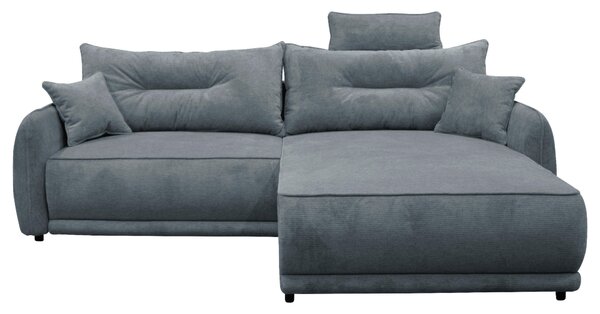 ROHOVÁ SEDAČKA, textil, modrá MID.YOU - Sedací soupravy, Online Only