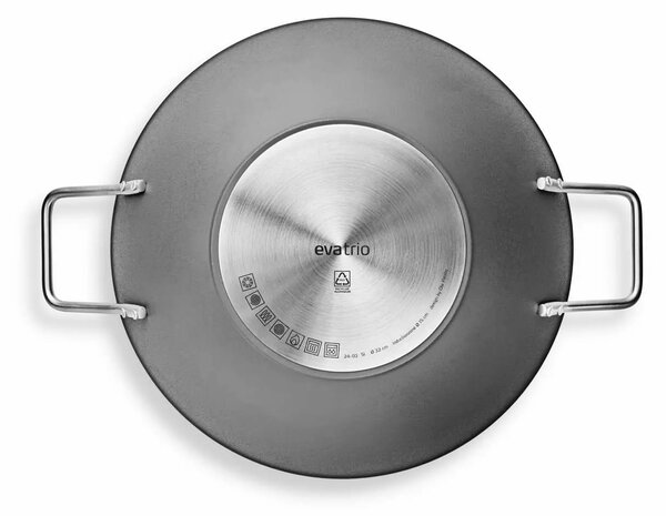 Eva Trio Grey Line Ceramic Pánev WOK 32 cm, objem 5 l, silnostěnná slitina, bez PFAS, keramický povrch Slip-Let, do 400 °C, na indukci, Eva Solo 2603…