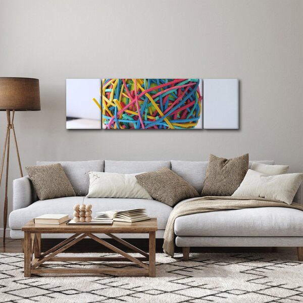 Obraz gumiček (170x50 cm)