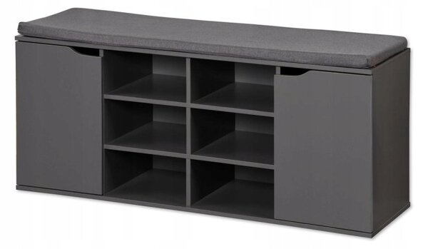 Botník Kesper 103 x 48 x 30,5 cm černý