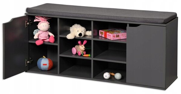 Botník Kesper 103 x 48 x 30,5 cm černý