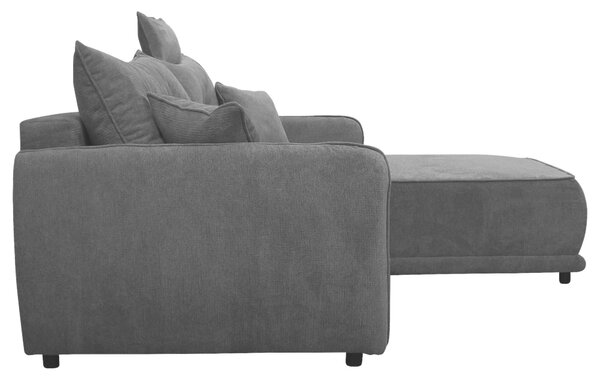 ROHOVÁ SEDAČKA, textil, antracitová MID.YOU - Sedací soupravy, Online Only