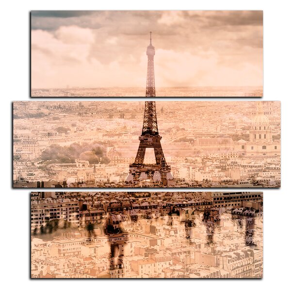 Obraz na plátně - Fotografie z Paříže - čtverec 3109D (75x75 cm)
