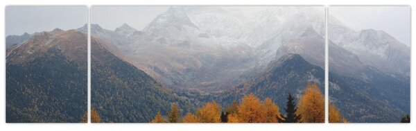 Obraz - Výhled na hřebeny hor (170x50 cm)