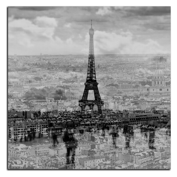 Obraz na plátně - Fotografie z Paříže - čtverec 3109QA (50x50 cm)