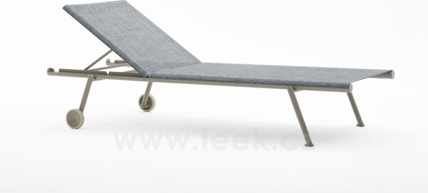Varaschin Hliníkové lehátko Bahia, Varaschin, 200x77x35 cm, rám hliník, výplet textilen, barva dle vzorníku