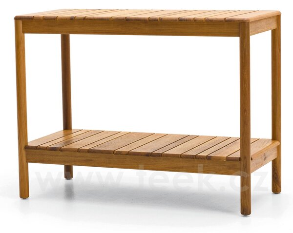 Varaschin Teakový servírovací stůl Barcode, Varaschin, obdélníkový 113x51x85 cm