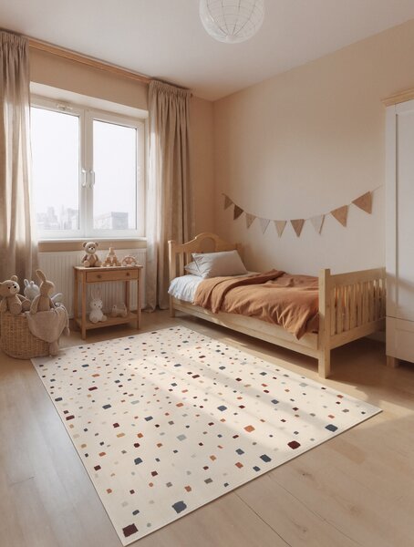 Hanse Home, Dětský koberec Adventures 106419 Cream Multicolor, 120x170, vícebarevná, dětský pokoj