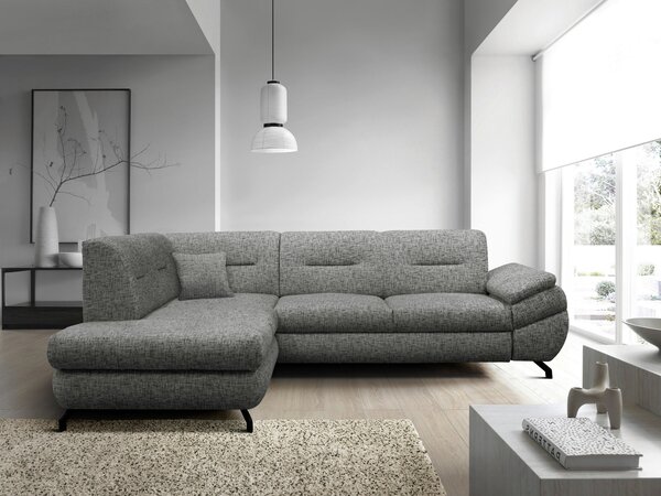 ROHOVÁ SEDAČKA, textil, šedá MID.YOU - Sedací soupravy, Online Only