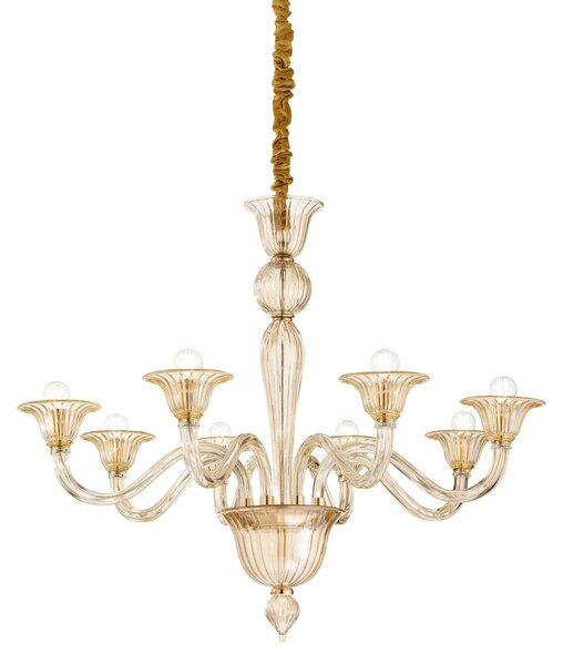 Ideal Lux Závěsné svítidlo BRIGITTA SP8 AMBRA