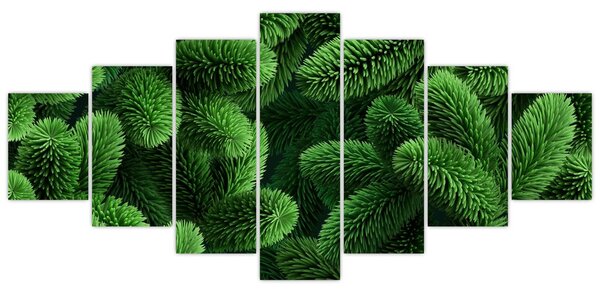 Obraz - Větvičky jehličnanu (210x100 cm)