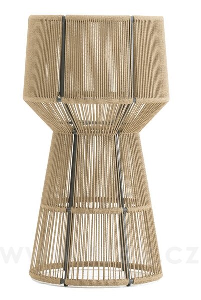 Varaschin Květináč Cricket, Varaschin, 55x101 cm, rám hliník barva dle vzorníku, výplet lanko barva dle vzorníku
