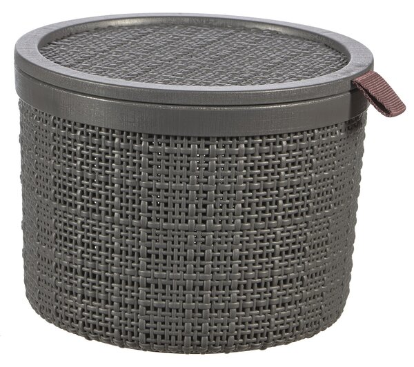 Curver JUTE 245714 Úložný koš 2 L, šedý CURVER
