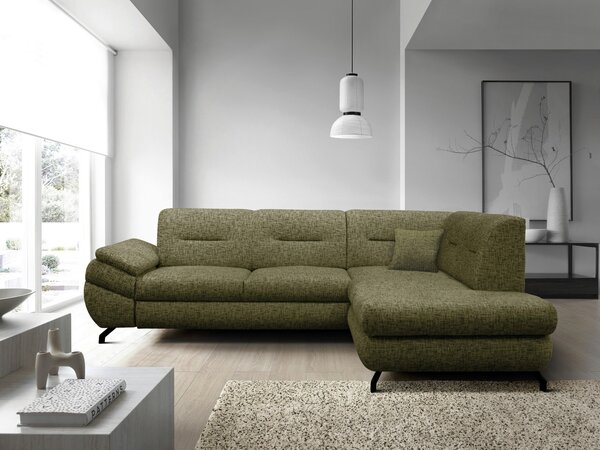 ROHOVÁ SEDAČKA, textil, zelená MID.YOU - Sedací soupravy, Online Only
