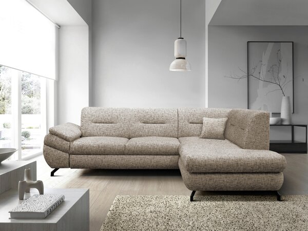 ROHOVÁ SEDAČKA, textil, světle hnědá MID.YOU - Sedací soupravy, Online Only