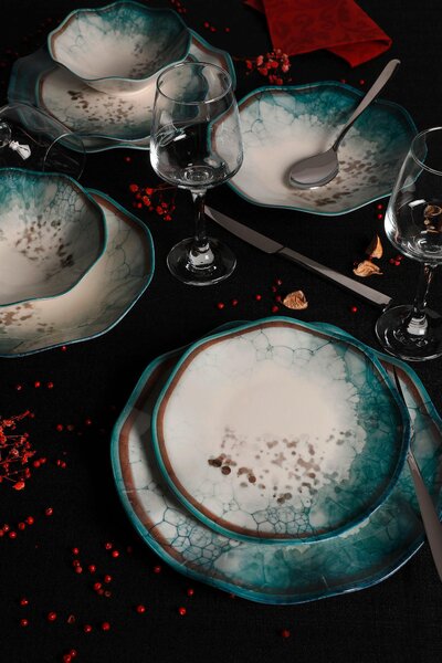 KOMBINOVANÁ SOUPRAVA, 24dílné, porcelán - Online Only nádobí, Online Only