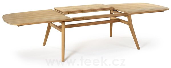 Royal Botania Teakový jídelní stůl rozkládací Zidiz, Royal Botania, 220-320x120x75,5 cm, rám teak, deska teak