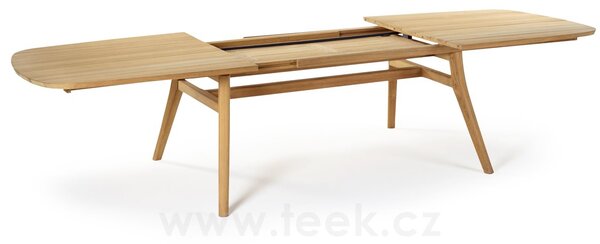 Royal Botania Teakový jídelní stůl rozkládací Zidiz, Royal Botania, 220-320x120x75,5 cm, rám teak, deska teak
