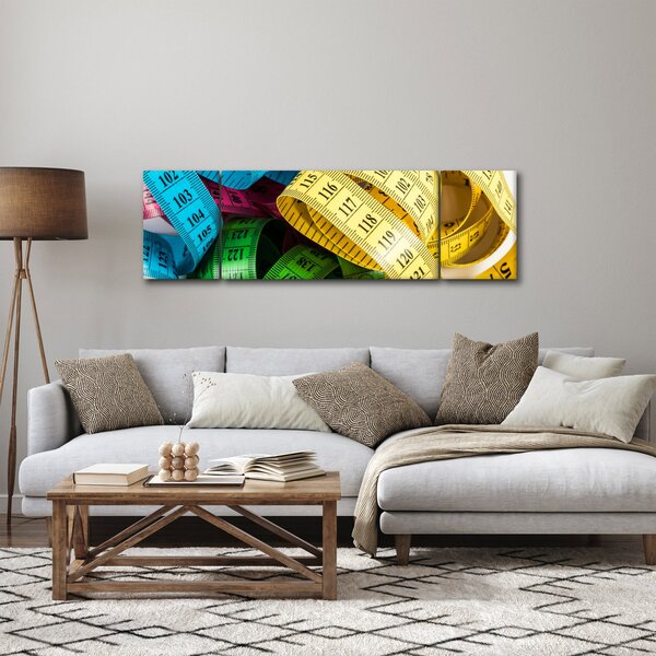 Obraz barevných metrů (170x50 cm)