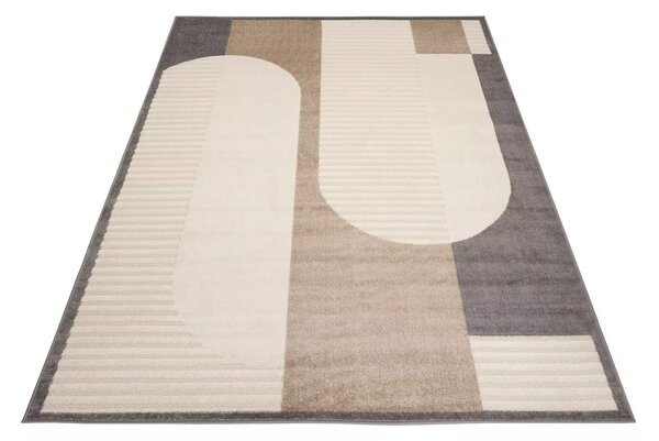 Makro Abra Kusový sisalový koberec PATIO NJ86C Moderní krémový hnědý Rozměr: 80x150 cm
