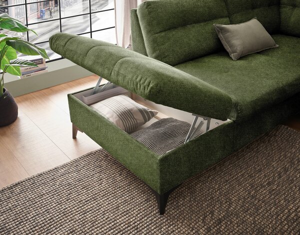 SEDACÍ SOUPRAVA, textil, olivově zelená MID.YOU - Sedací soupravy, Online Only
