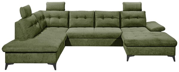 SEDACÍ SOUPRAVA, textil, olivově zelená MID.YOU - Sedací soupravy, Online Only
